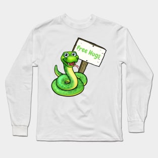 Free Hugs Snake Long Sleeve T-Shirt